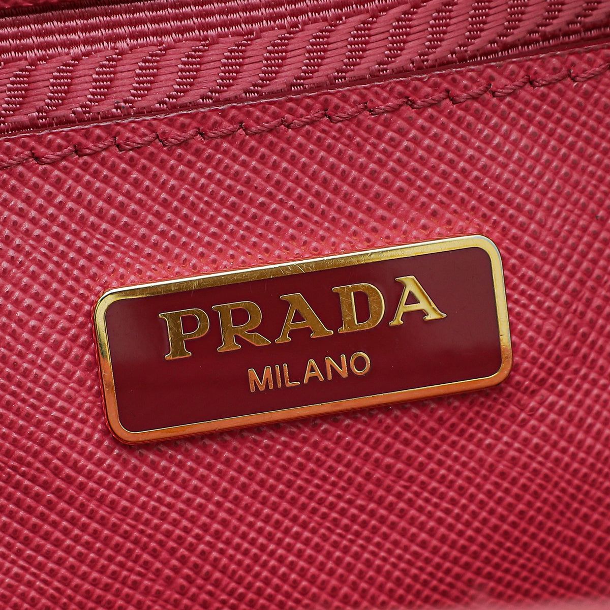 Prada Pink Lux Galleria Nano Crossbody Bag