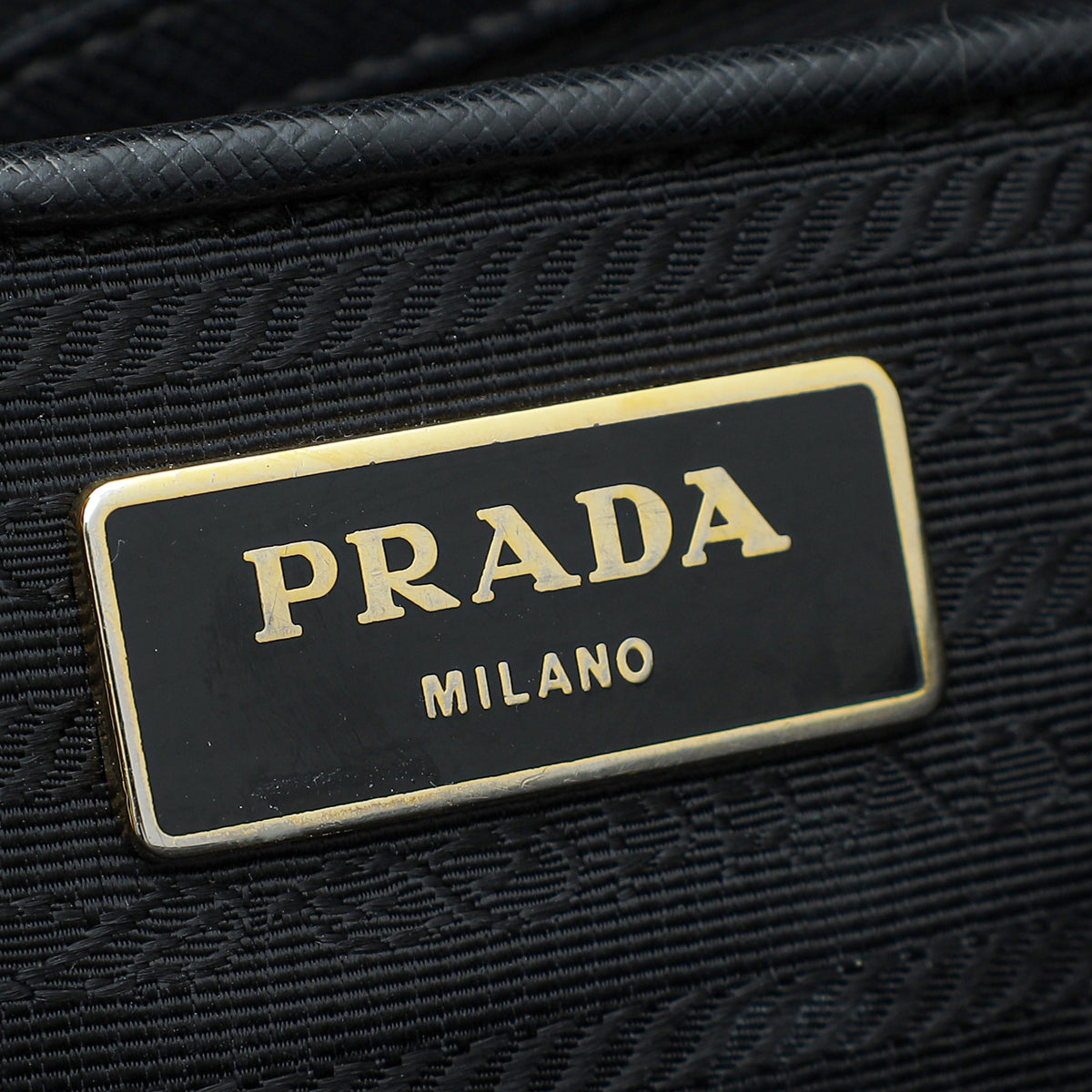 Prada Black Lux Galleria Large Tote Bag