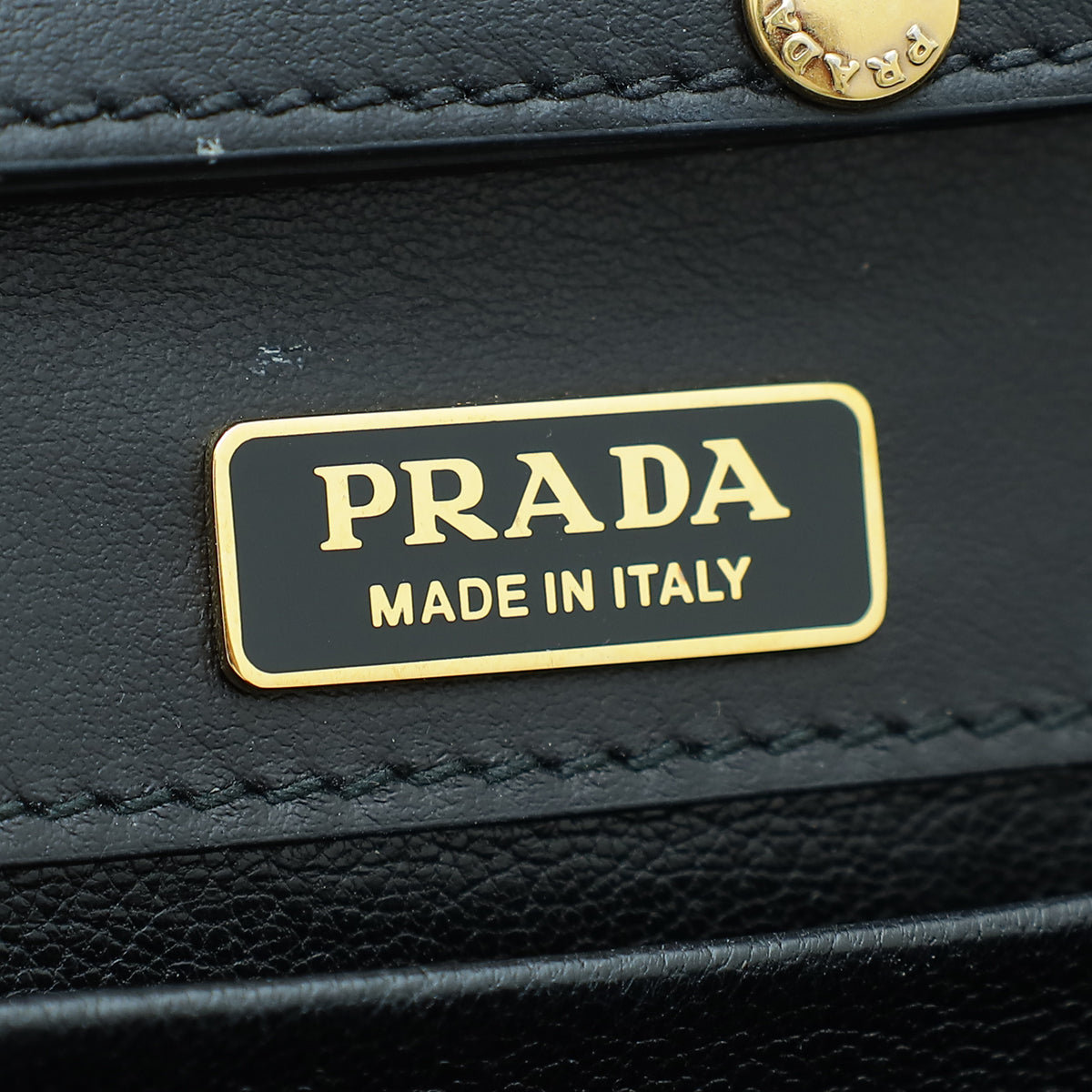 Prada Black Cahier Clutch Bag