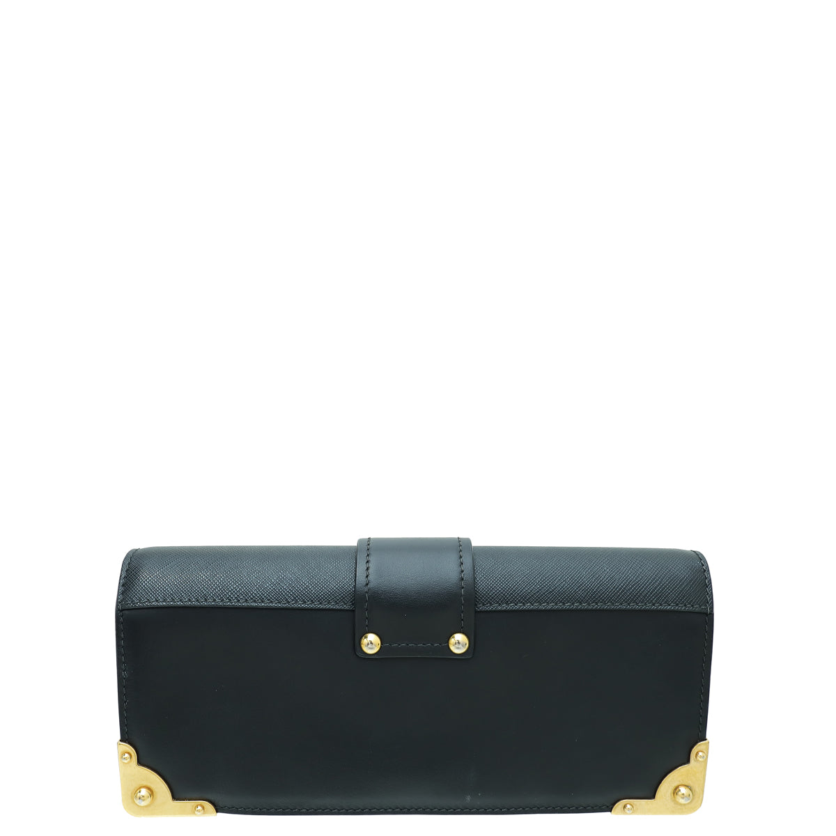 Prada Black Cahier Clutch Bag