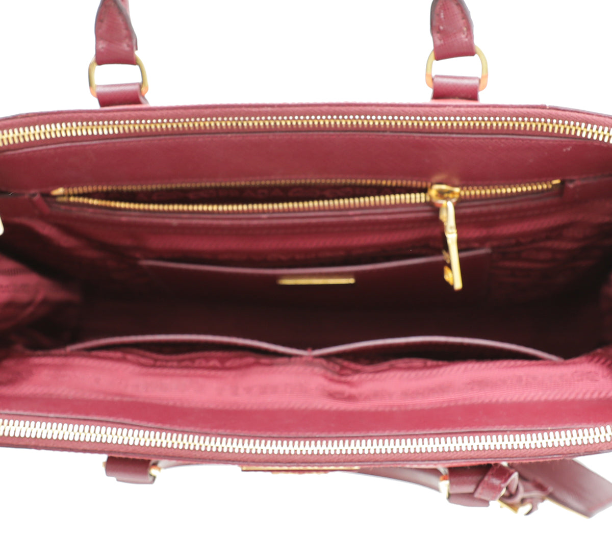 Prada Bicolor Lux Galleria Large Bag