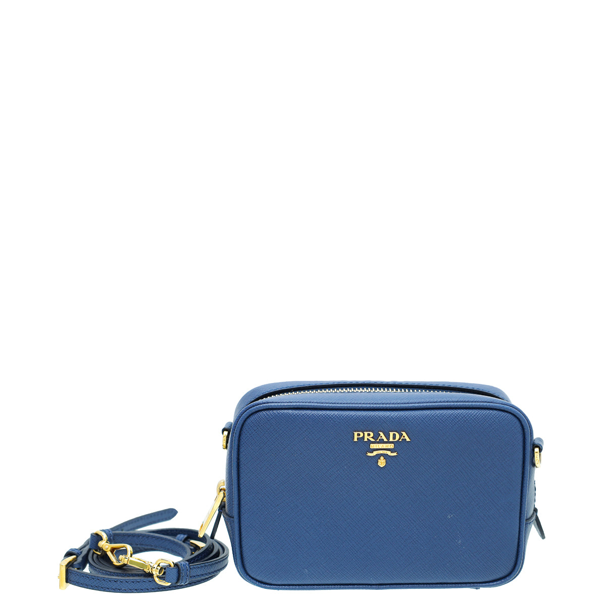 Prada Bluette Mini Camera Crossbody Bag