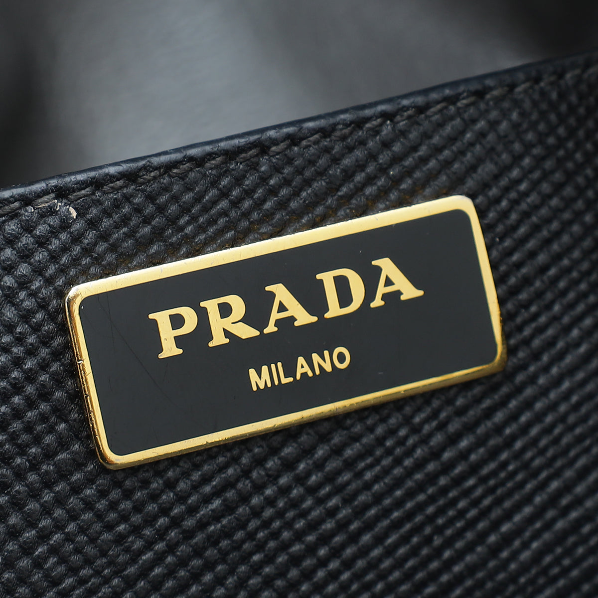 Prada Black Cuir Dome Satchel Bag