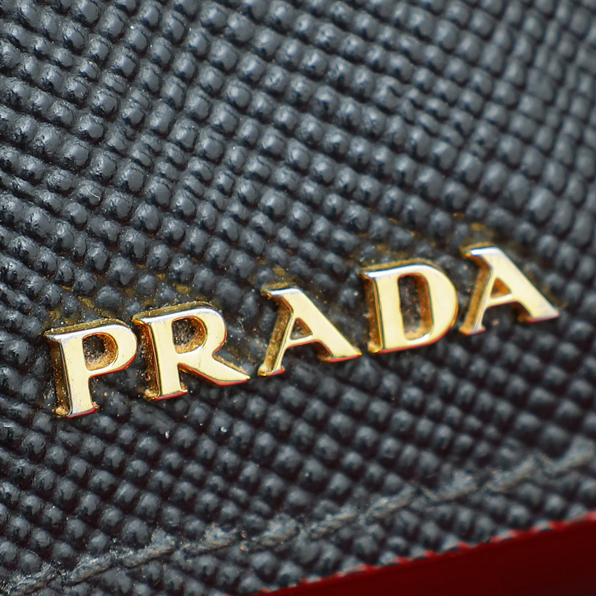 Prada Black Cuir Medium Double Tote Bag