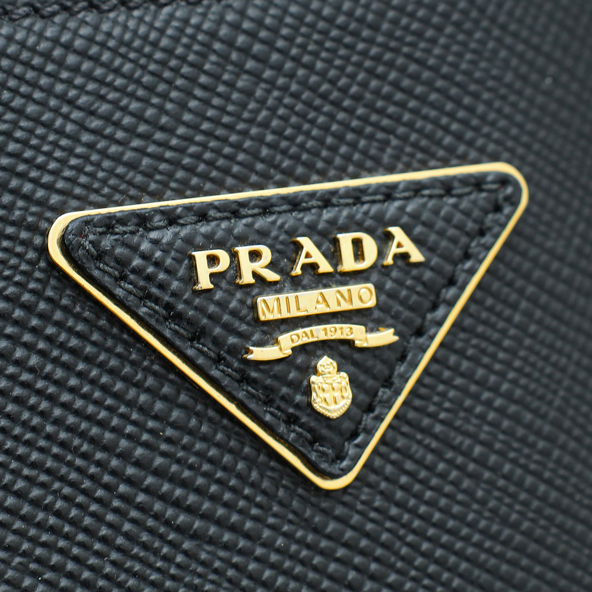 Prada Black Cuir Double Medium Tote Bag