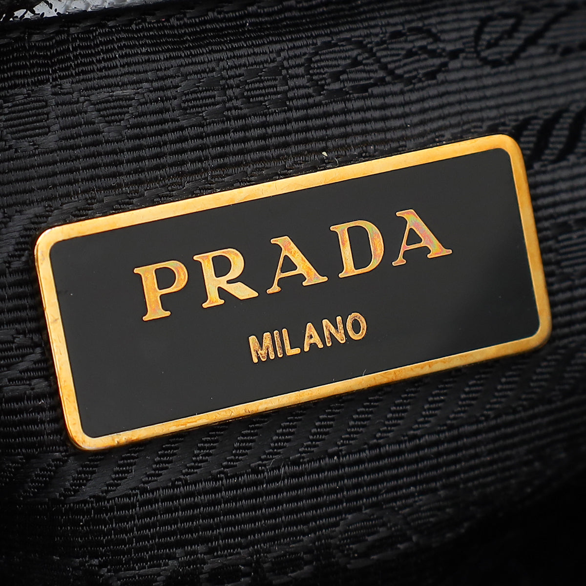 Prada Black Vernice Promenade Small Bag