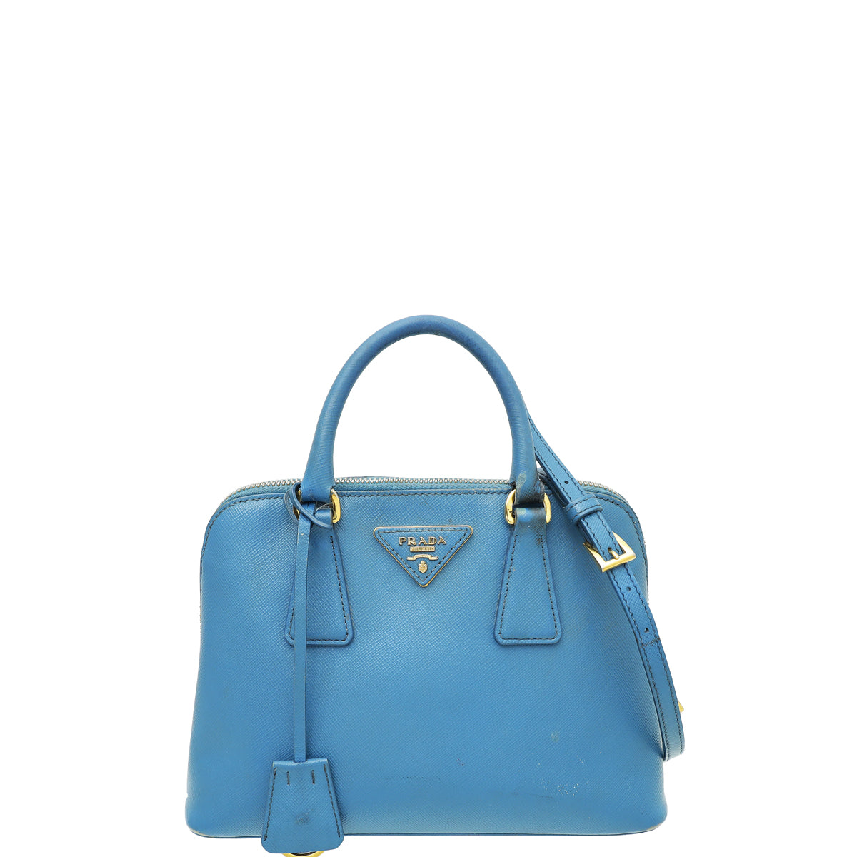 Prada Blue Lux Promenade Small Bag