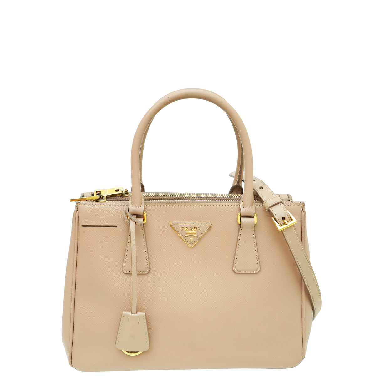 Prada Nude Lux Galleria Medium Bag