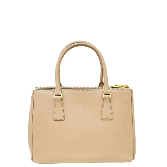 Prada Nude Lux Galleria Medium Bag