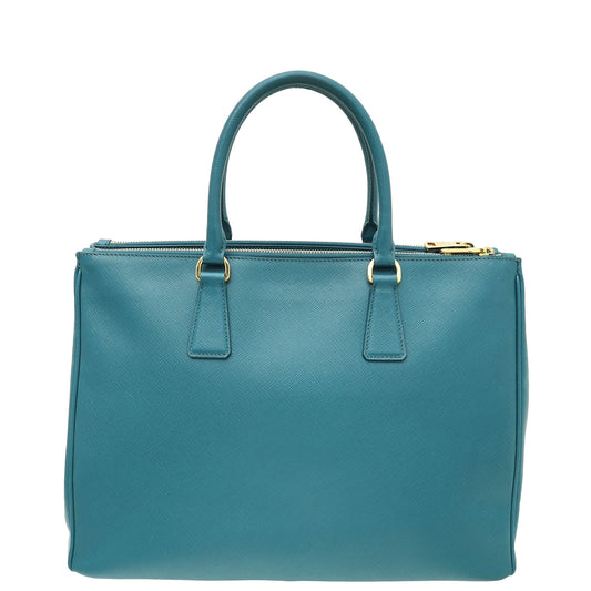 Prada Teal Lux Galleria XL Bag