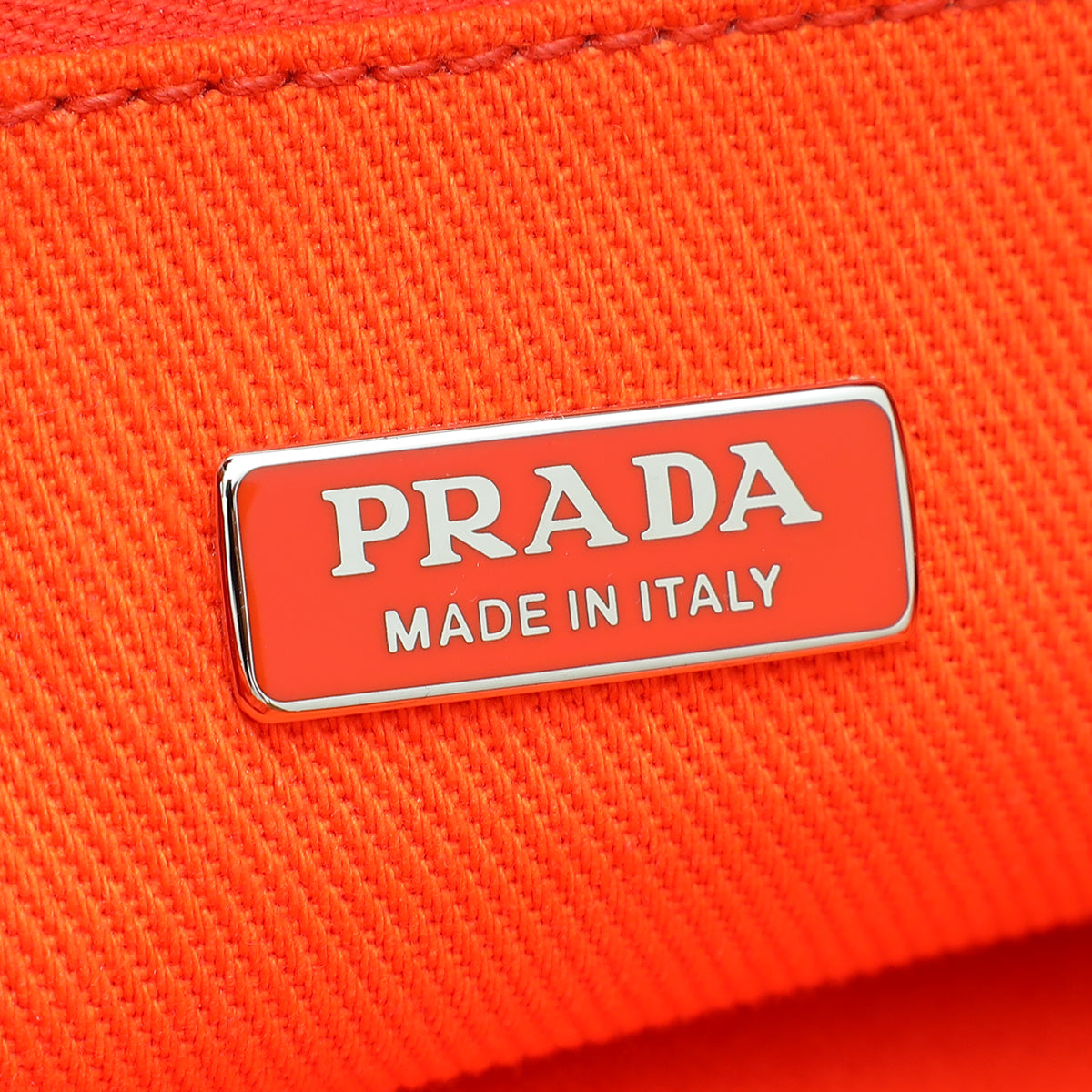 Prada Multicolor Logo Stripe Tote Bag