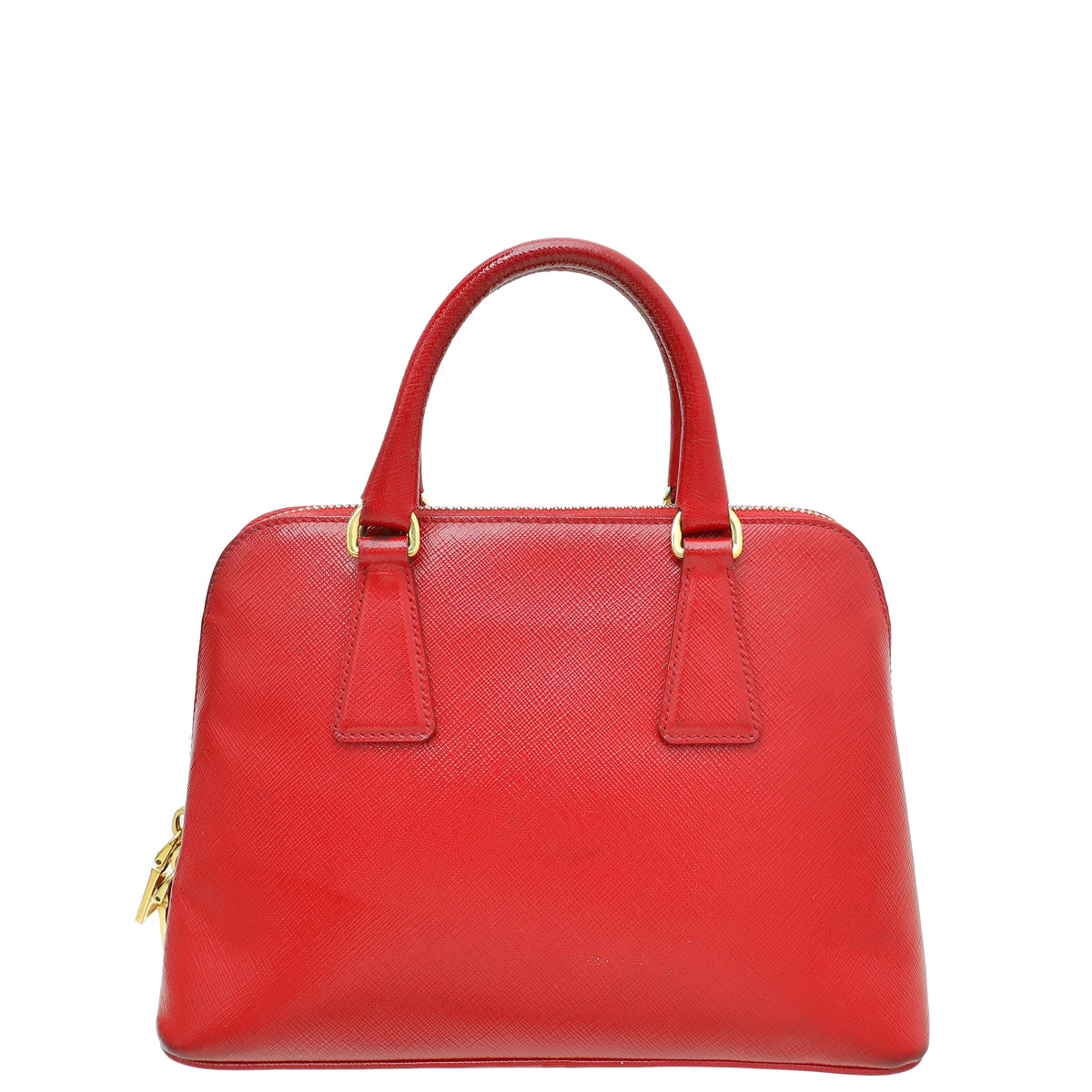 Prada Red Vernice Promenade Small Bag