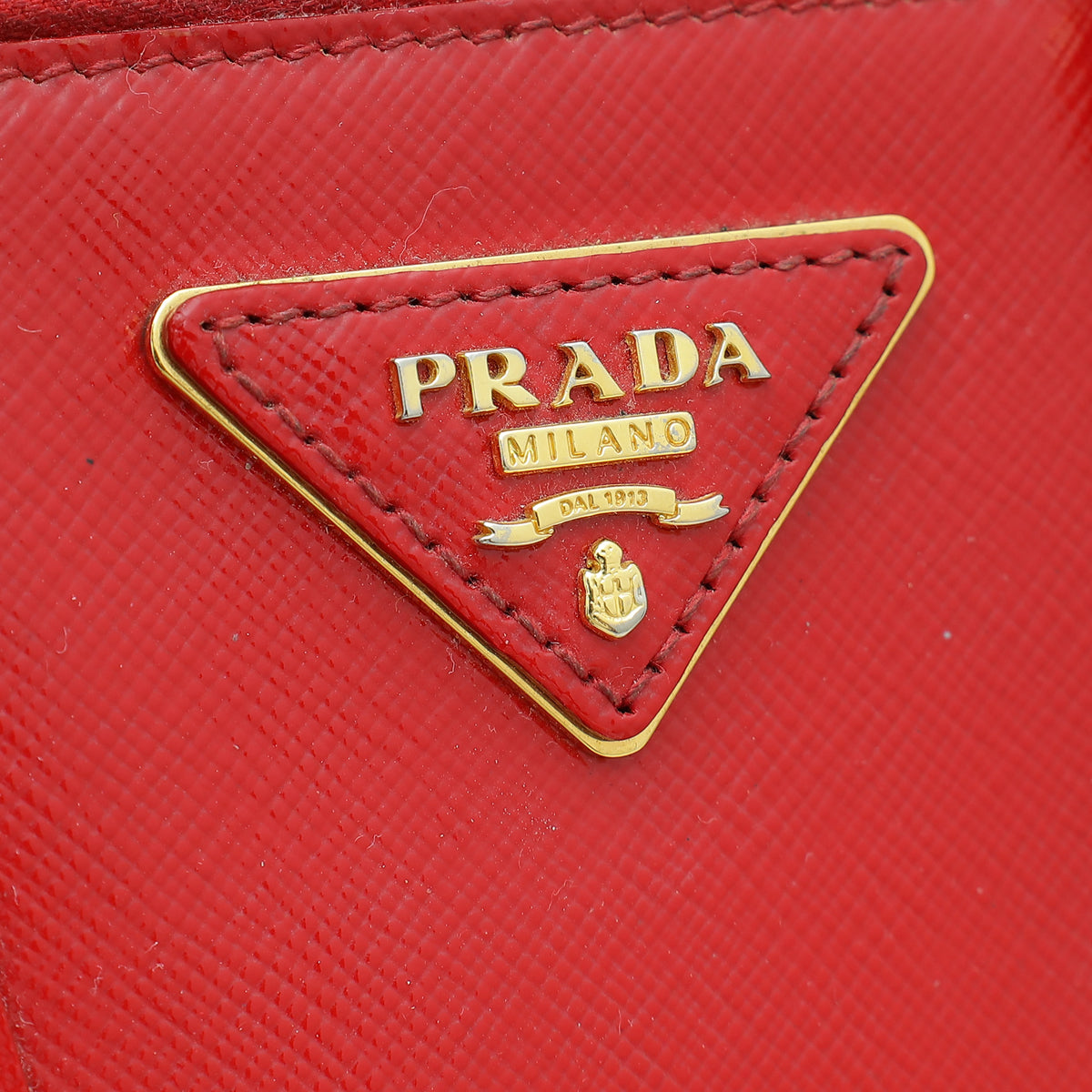 Prada Red Vernice Promenade Small Bag