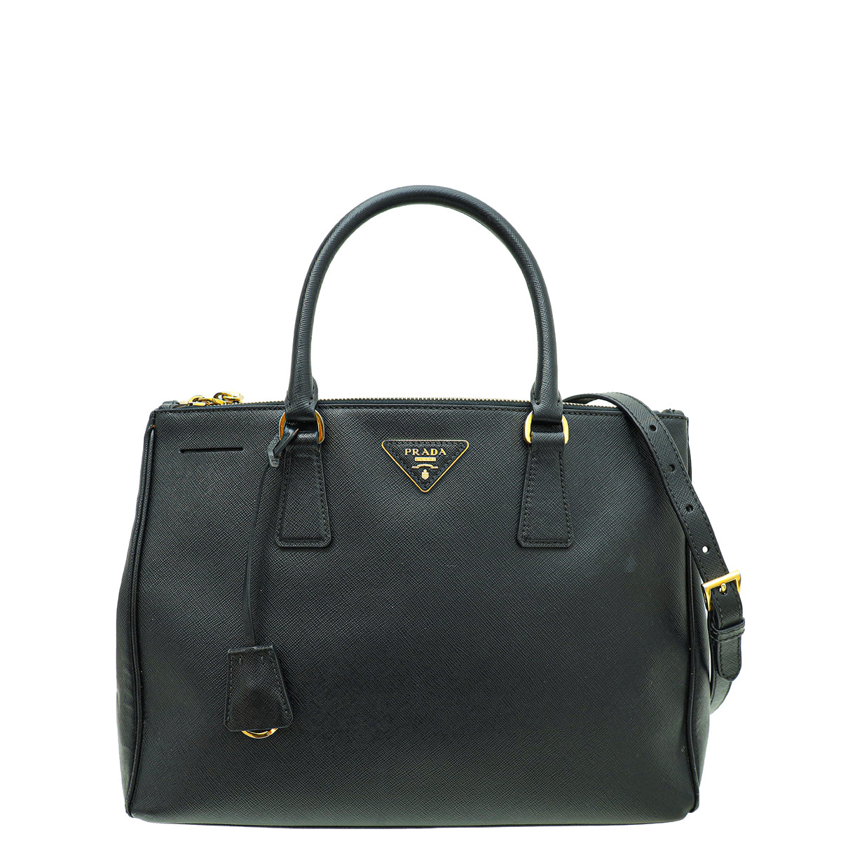 Prada Black Galleria Large Tote Bag