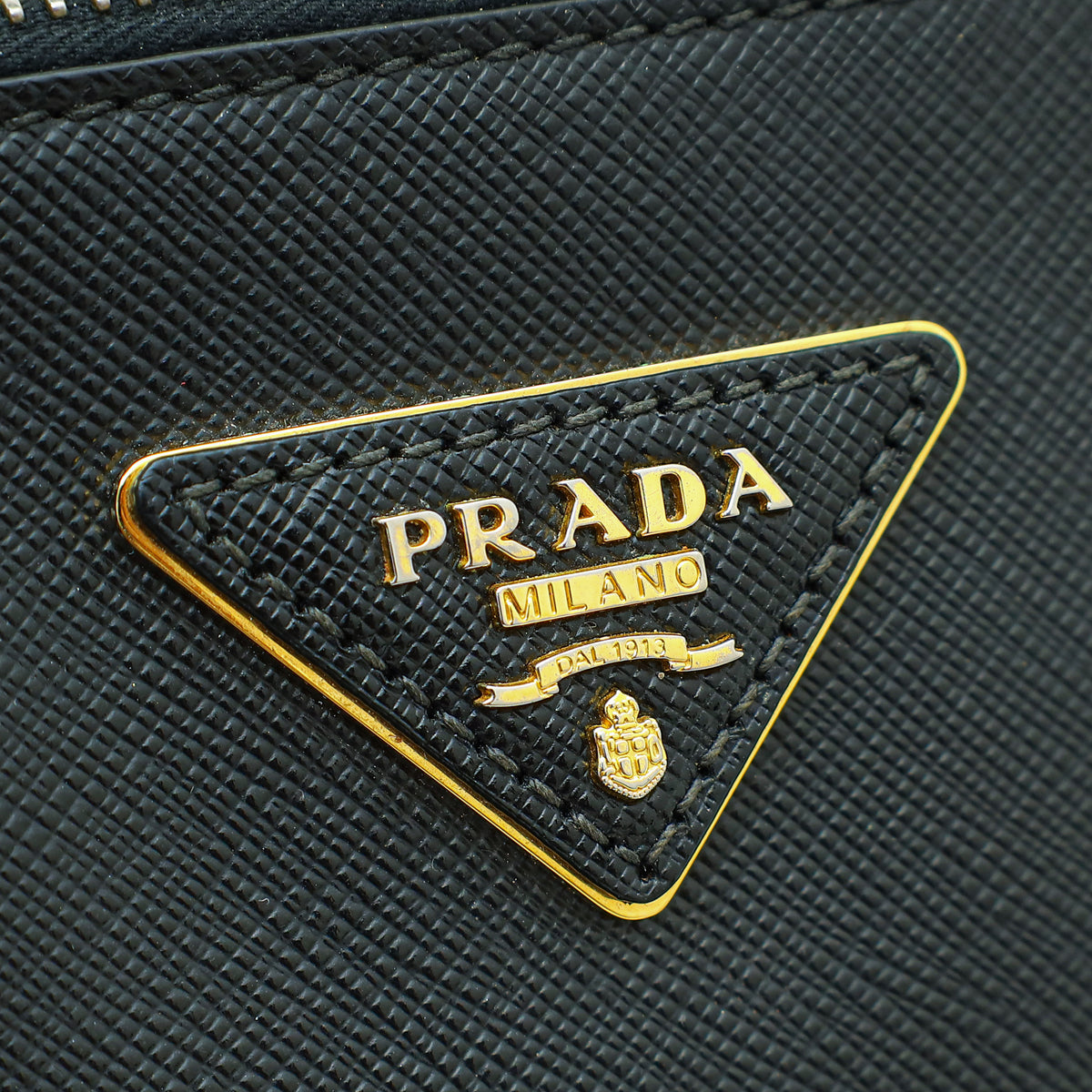 Prada Black Galleria Large Tote Bag