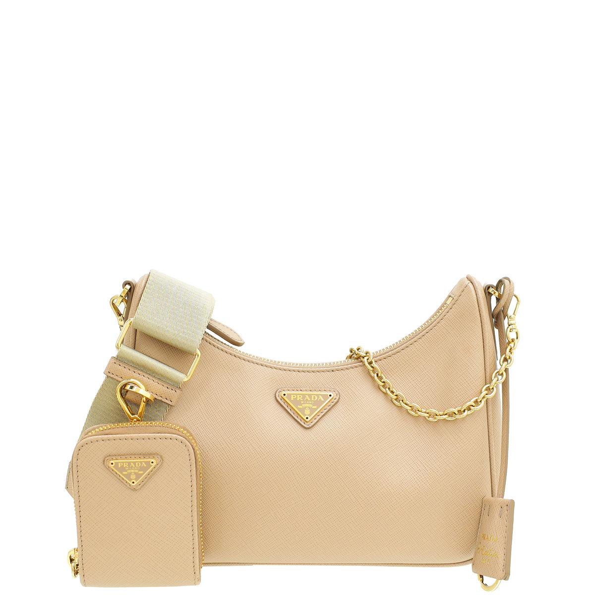 Prada Beige Re- Edition 2005 Bag