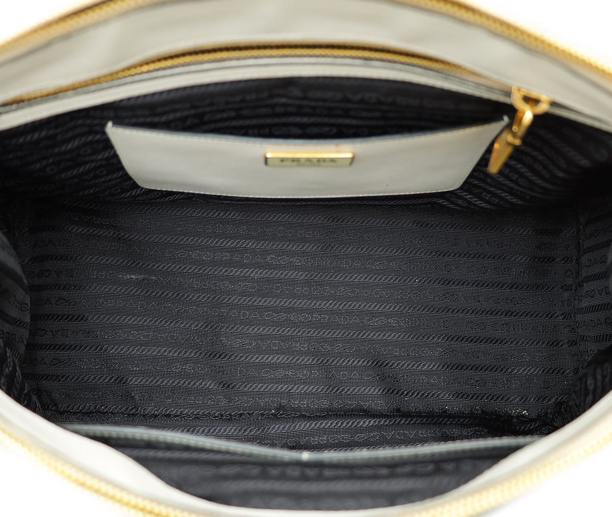 Prada Saffiano Bicolor Lux Galleria Tote Large Bag