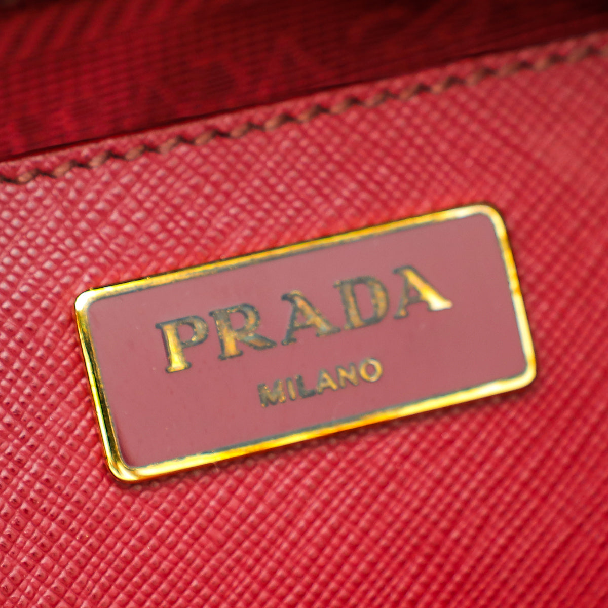 Prada Burgundy Lux XXL Galleria Tote Bag