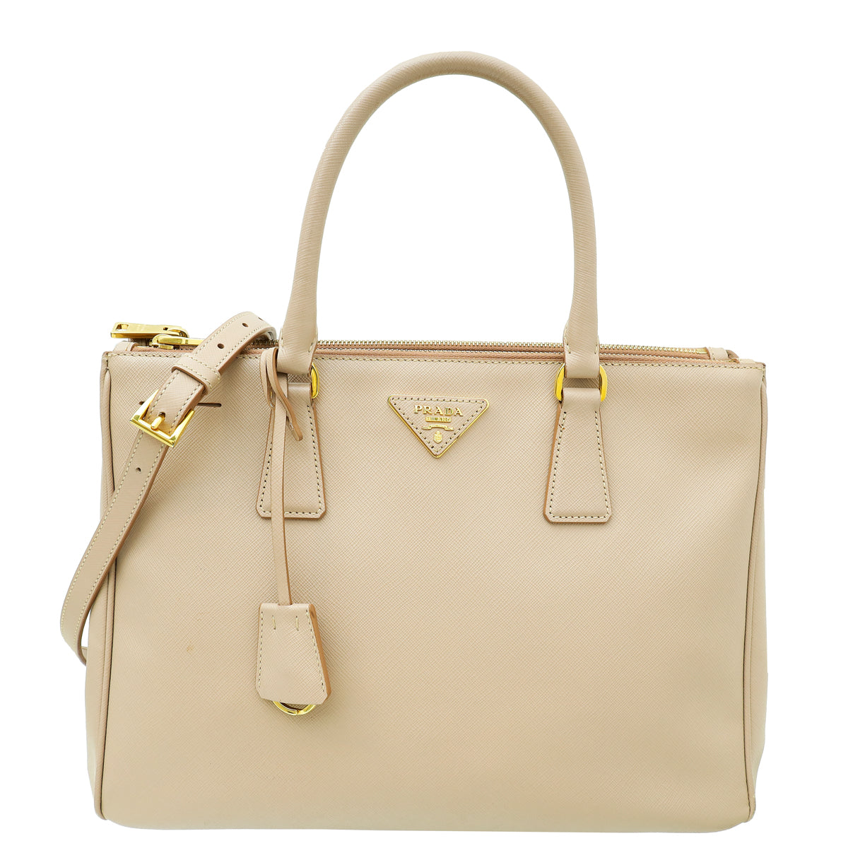 Prada Nude Lux Galleria Large Bag