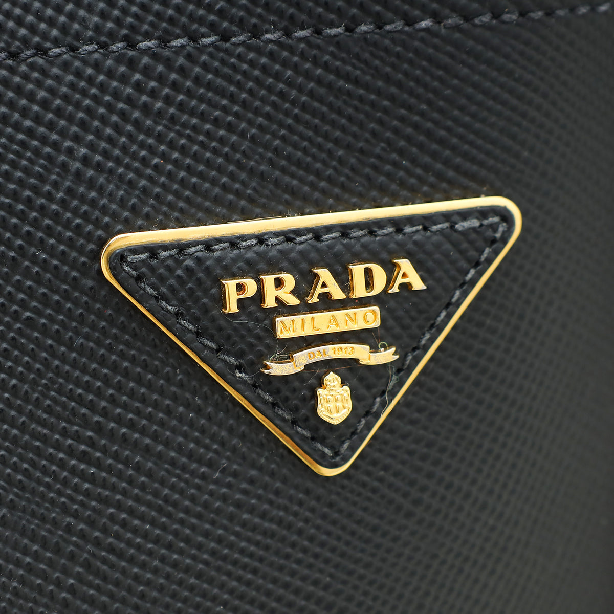 Prada Black Lux Double Large Bag