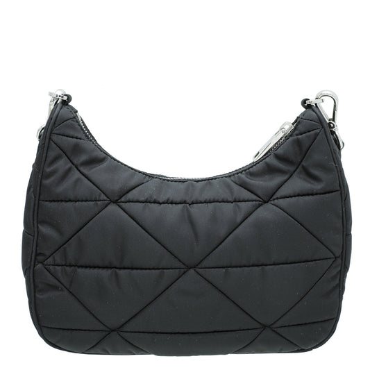 Prada Black Re-Nylon Padded Tessuto Quilted Bag