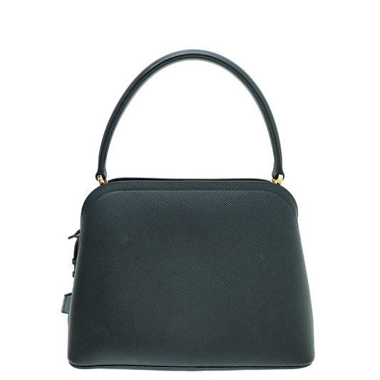 Prada Black Cuir Matinee Medium Bag