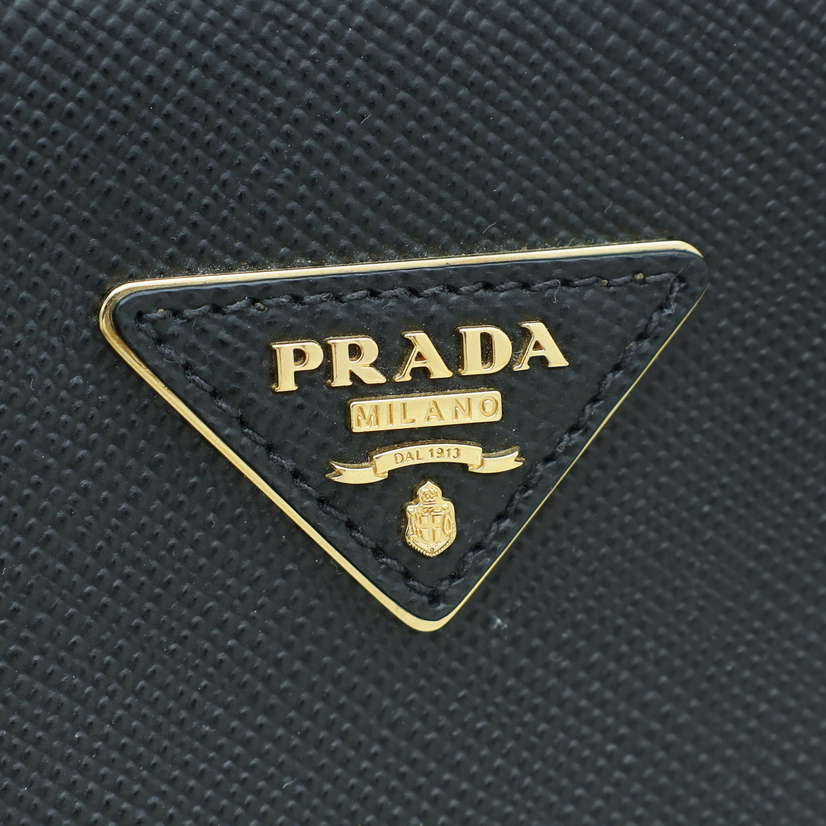 Prada Black Cuir Matinee Medium Bag