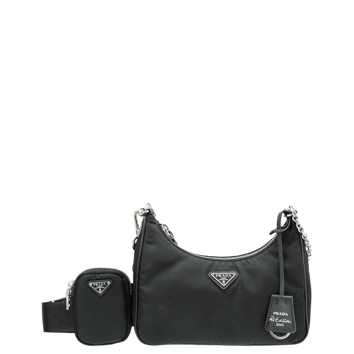 Prada Black Tessuto Re-Nylon Re-Edition 2005 Bag