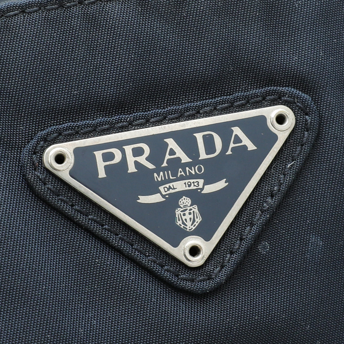 Prada Indigo Blue Nylon Tote Bag