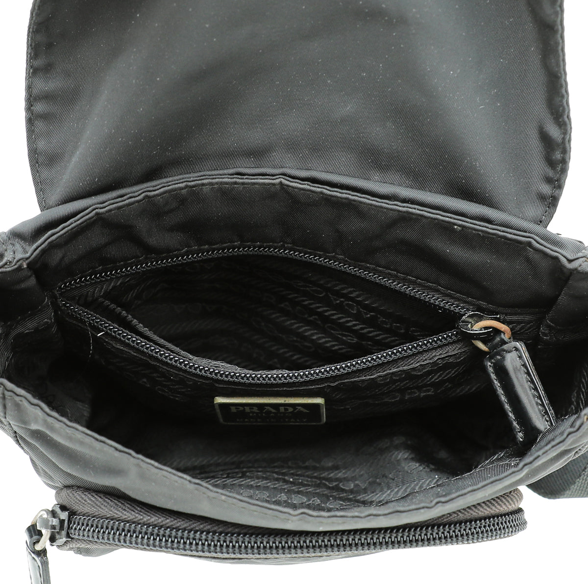 Prada Black Nylon Crossbody Bag