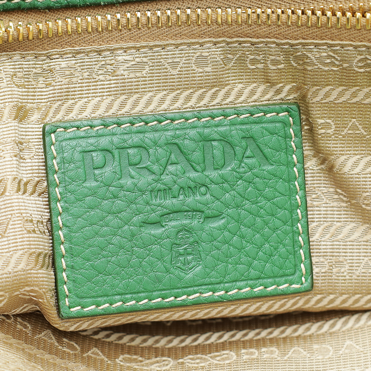 Prada Tricolor Logo Jacquard Convertible Tote Bag