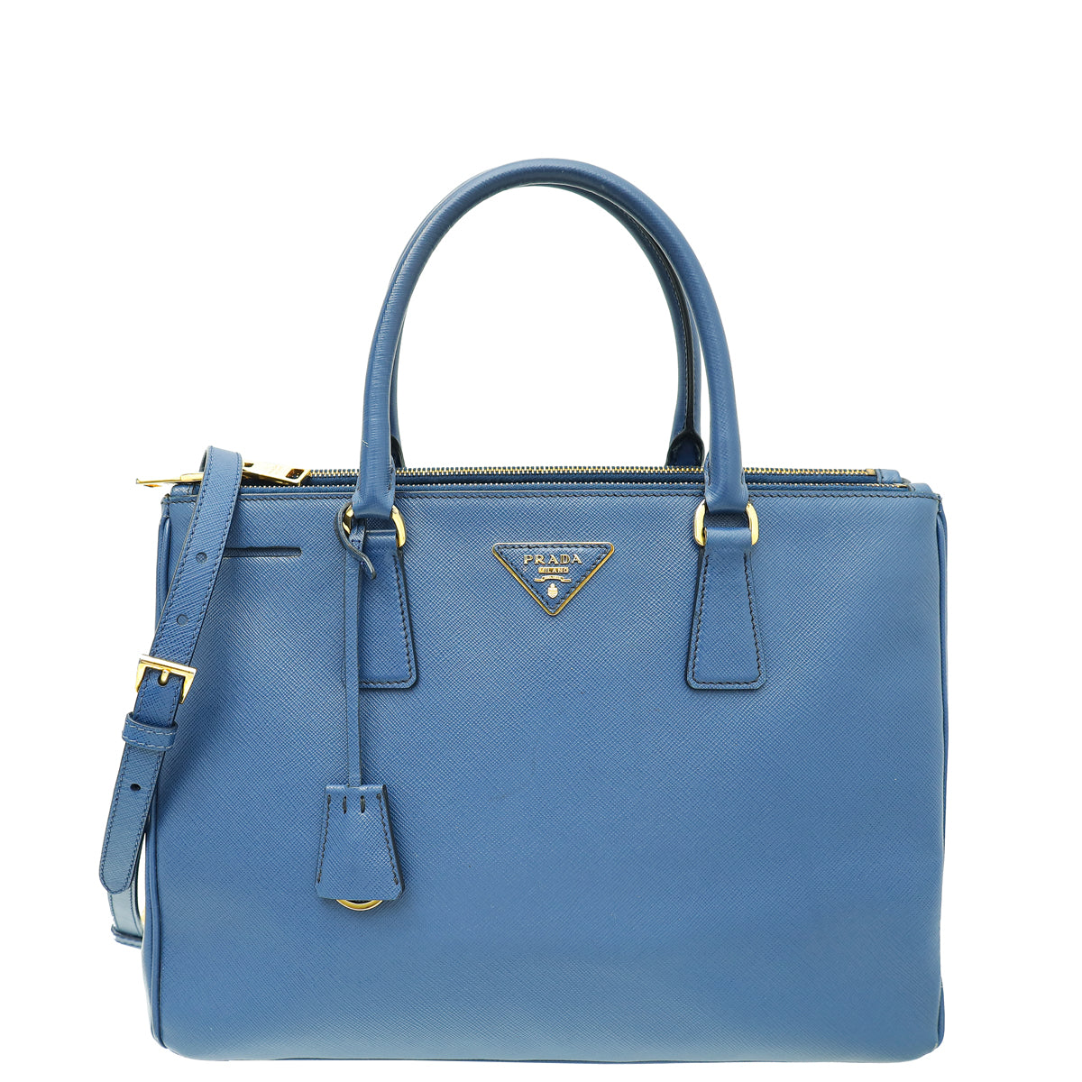 Prada Blue Lux Galleria Large Bag