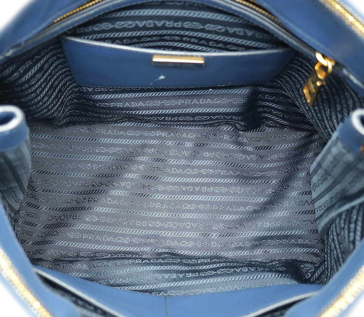 Prada Blue Lux Galleria Large Bag