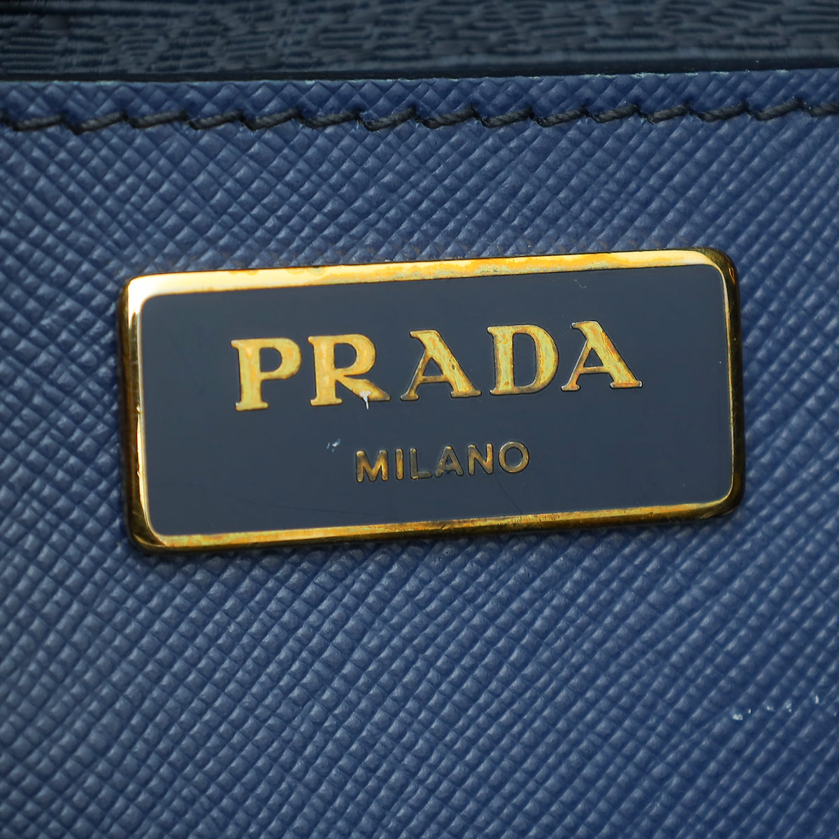 Prada Blue Lux Galleria Large Bag