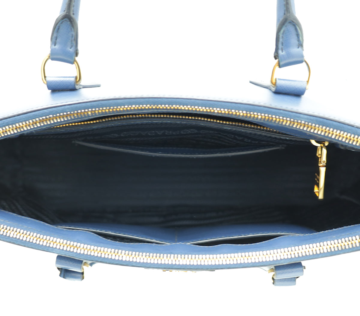 Prada Blue Lux Galleria Large Bag