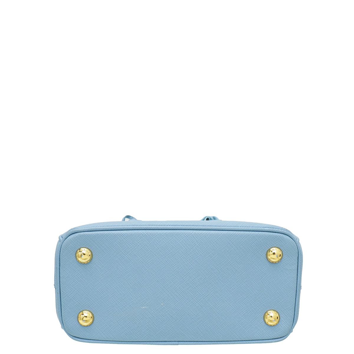 Prada Astrale Blue Lux Galleria Mini Bag 7/E w/ twilly