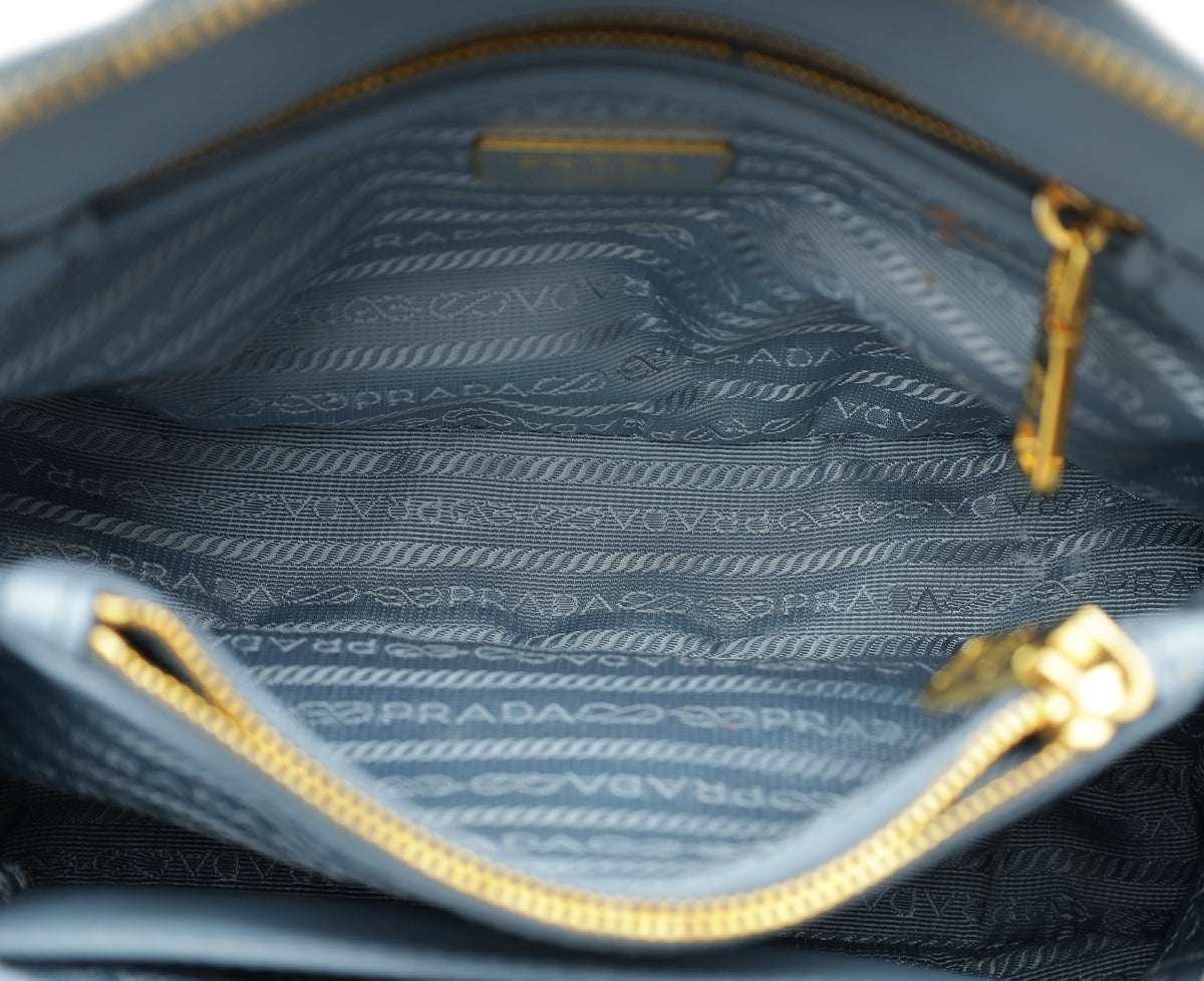 Prada Blue Lux Promenade Small Bag