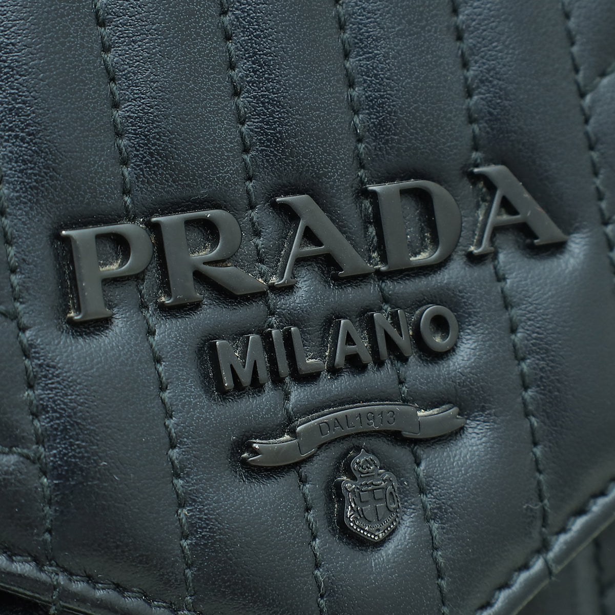 Prada Black Diagramme Shoulder Bag