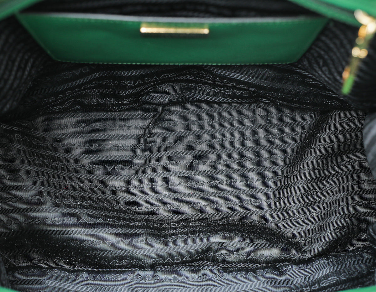 Prada Green Galleria Large Bag