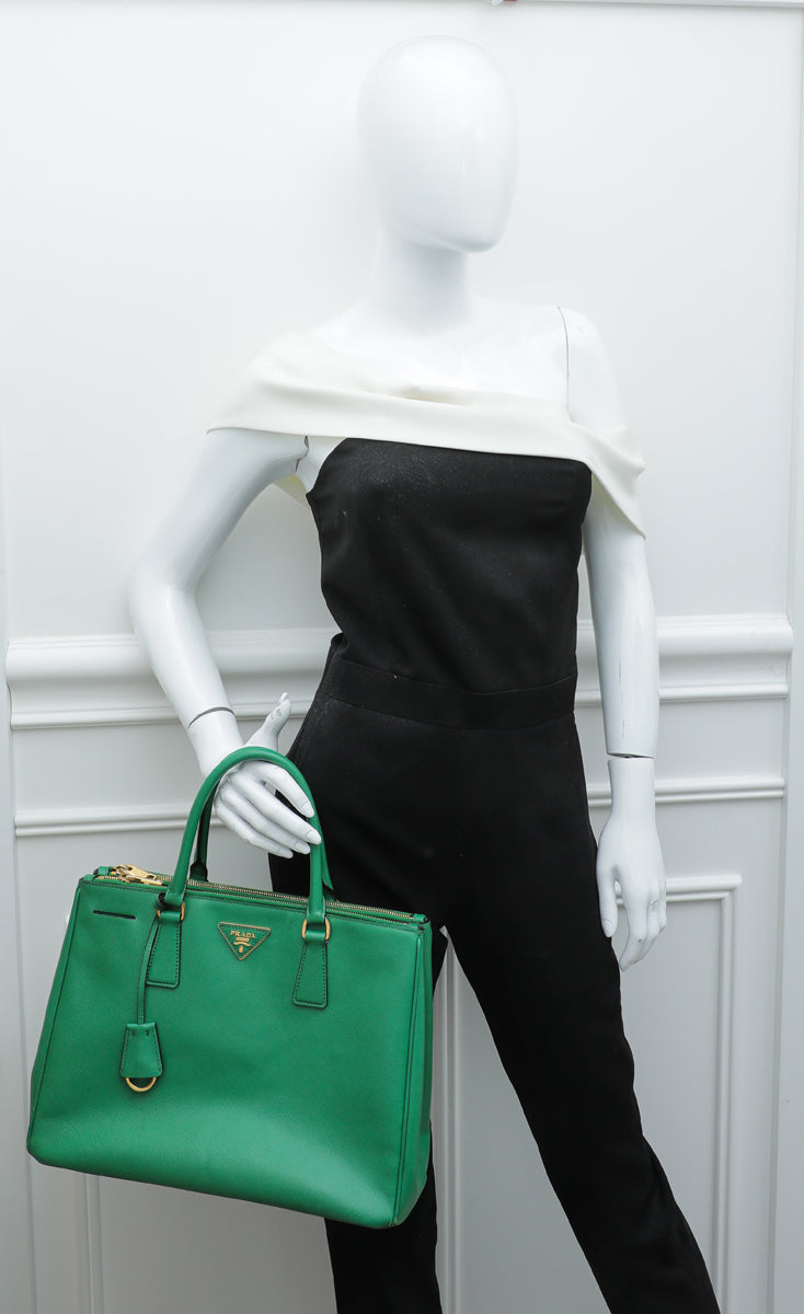 Prada Green Galleria Large Bag