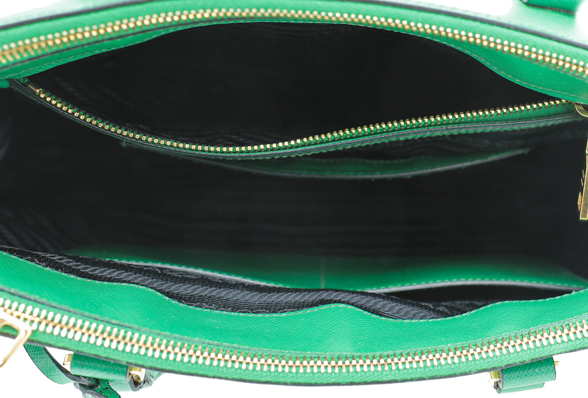 Prada Green Galleria Large Bag