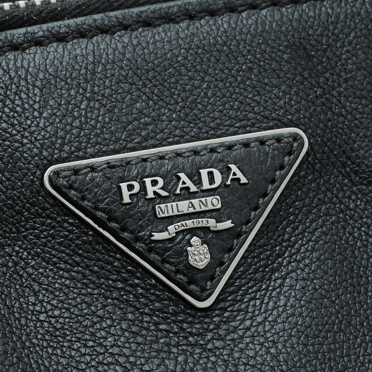 Prada Black Twin Pocket Tote Bag