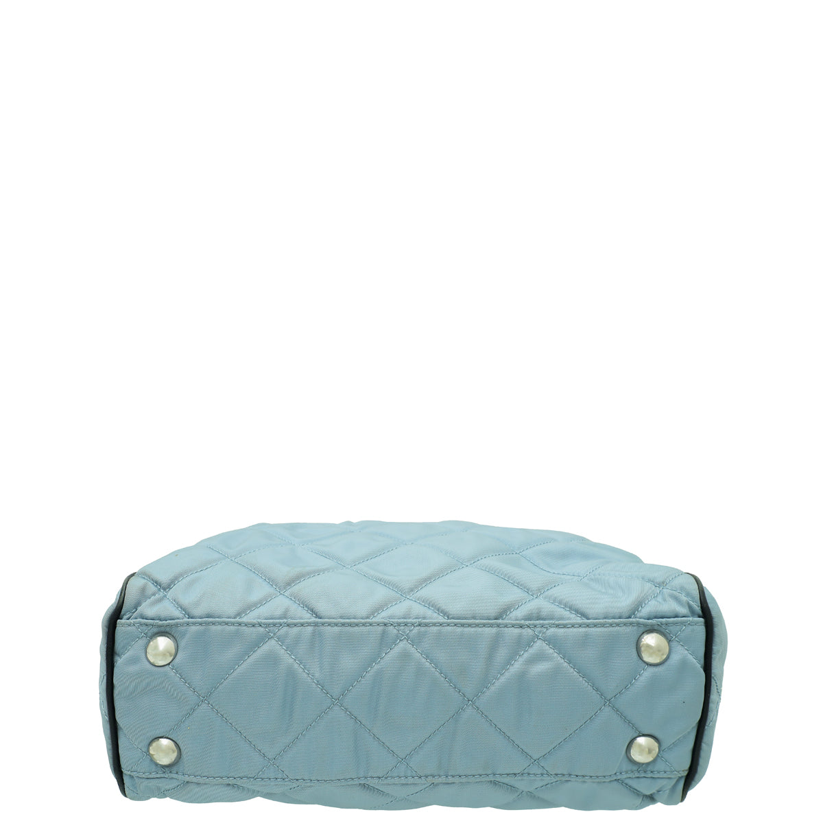 Prada Grey Nylon Quilted Shoulder Bag