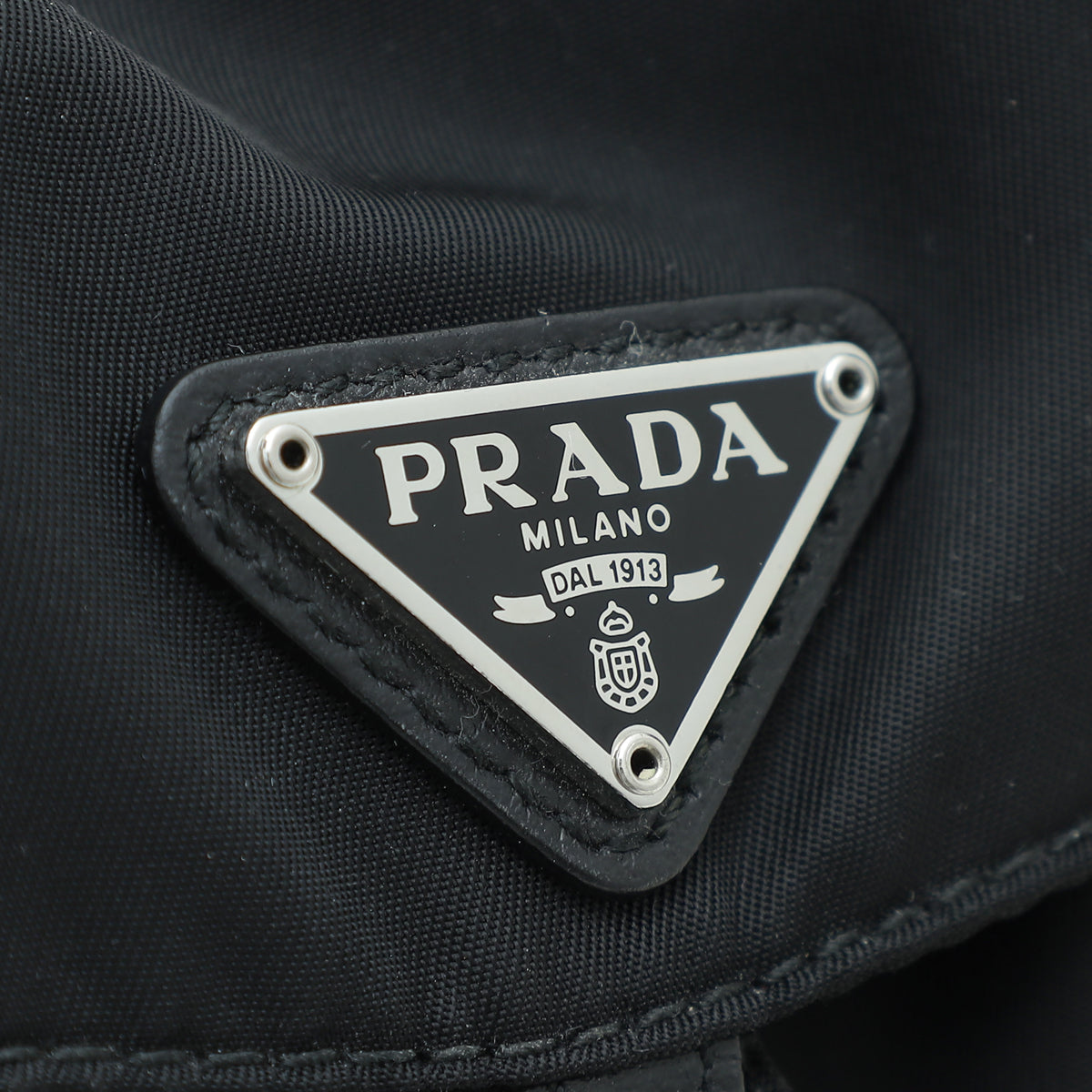 Prada Black Re-Nylon Mini Backpack Bag