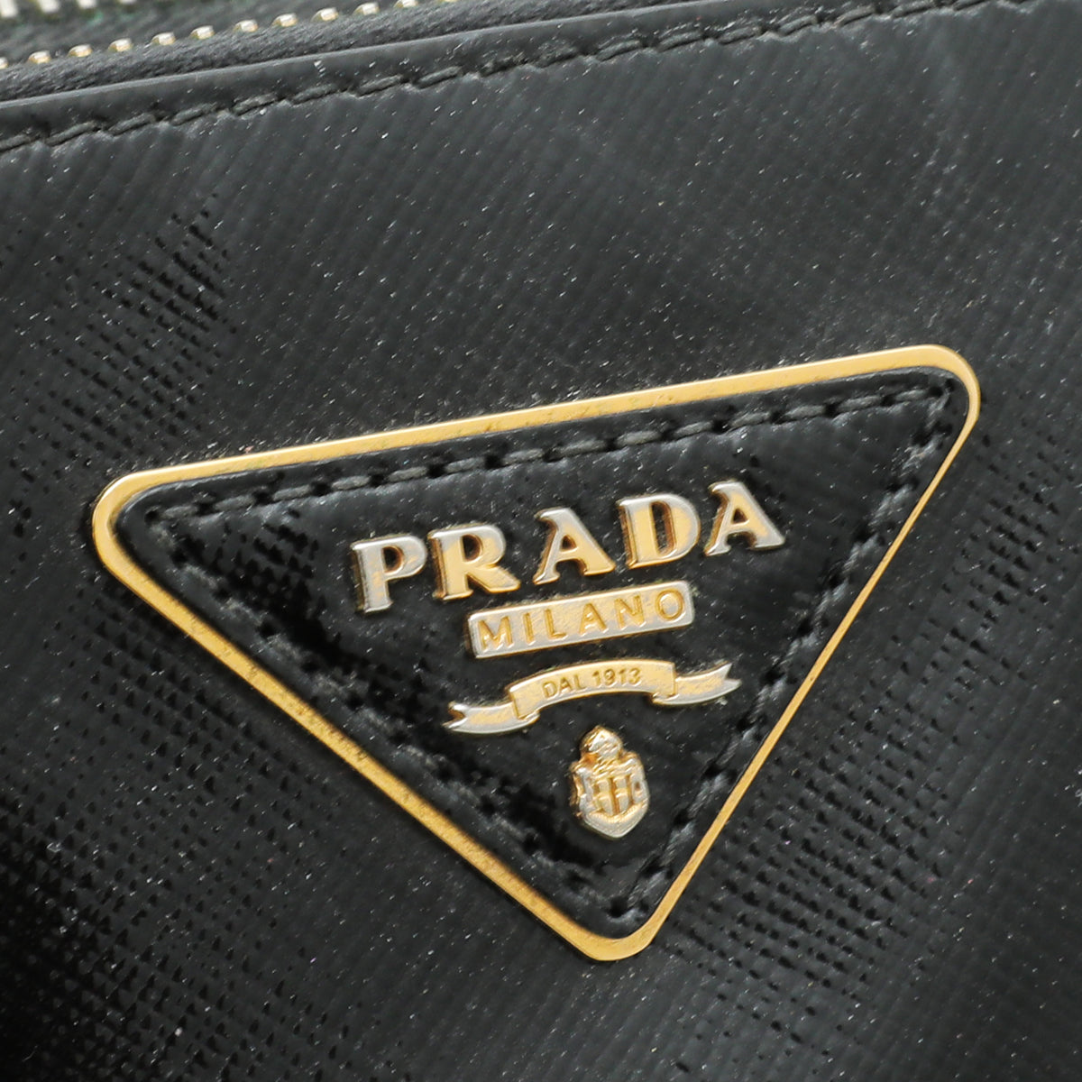 Prada Black Lux Galleria Mini Tote Bag