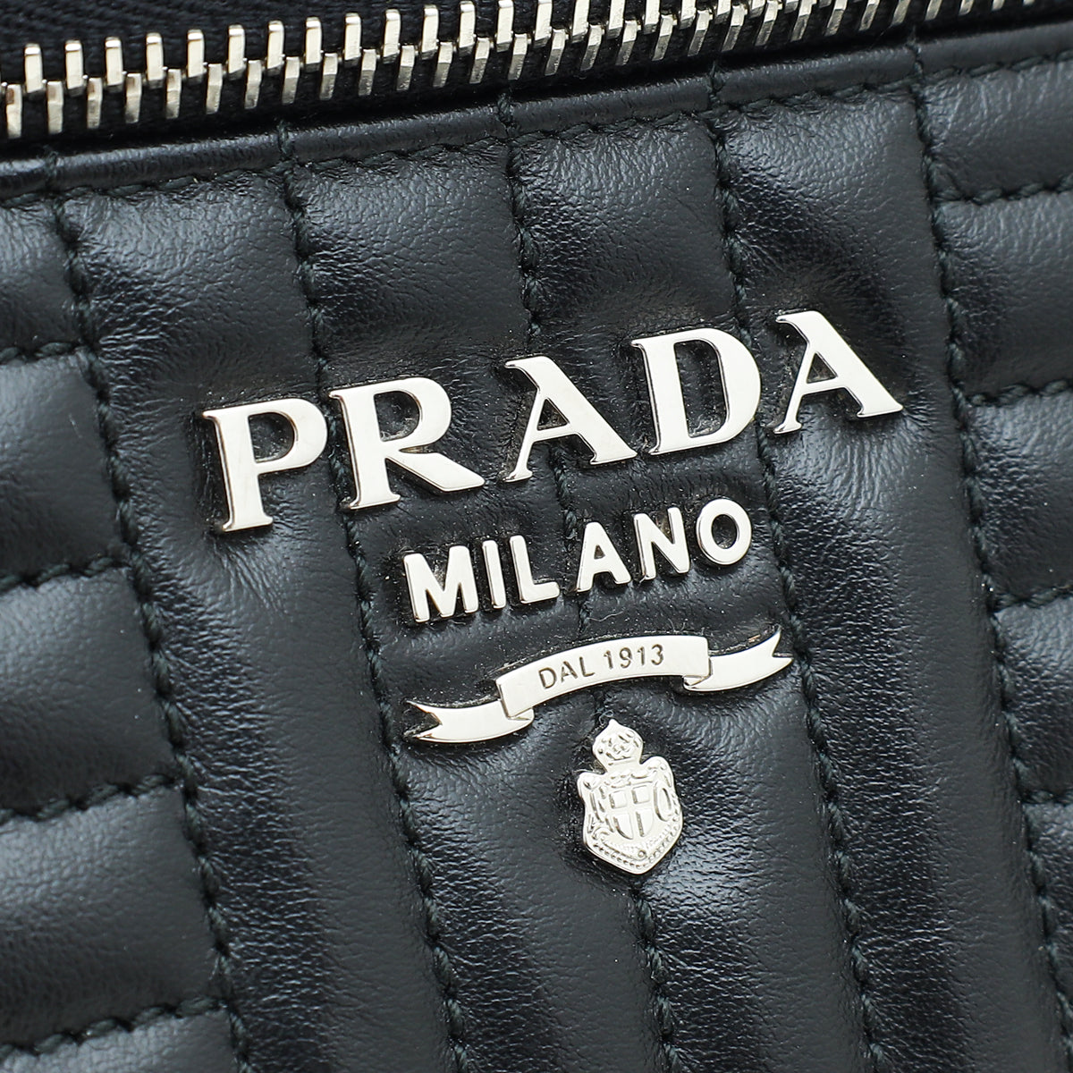 Prada Black Diagramme Shoulder Belt Bag