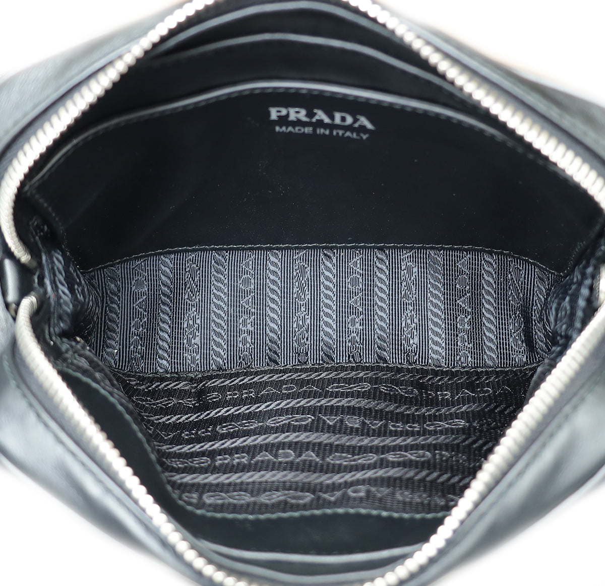 Prada Black Diagramme Shoulder Belt Bag