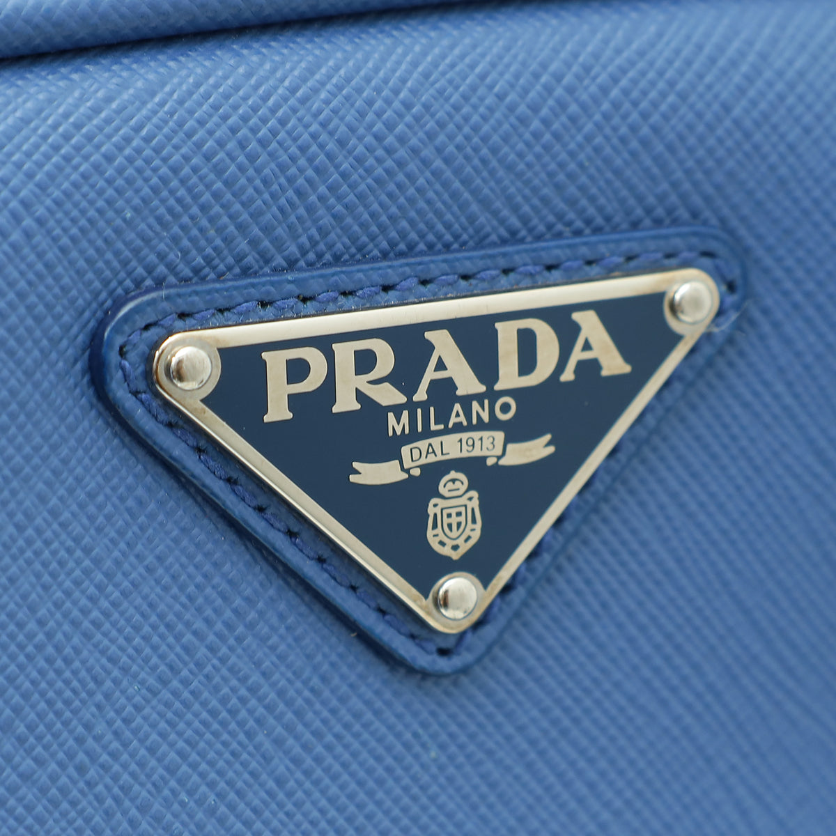 Prada Blue Travel Trolley Luggage