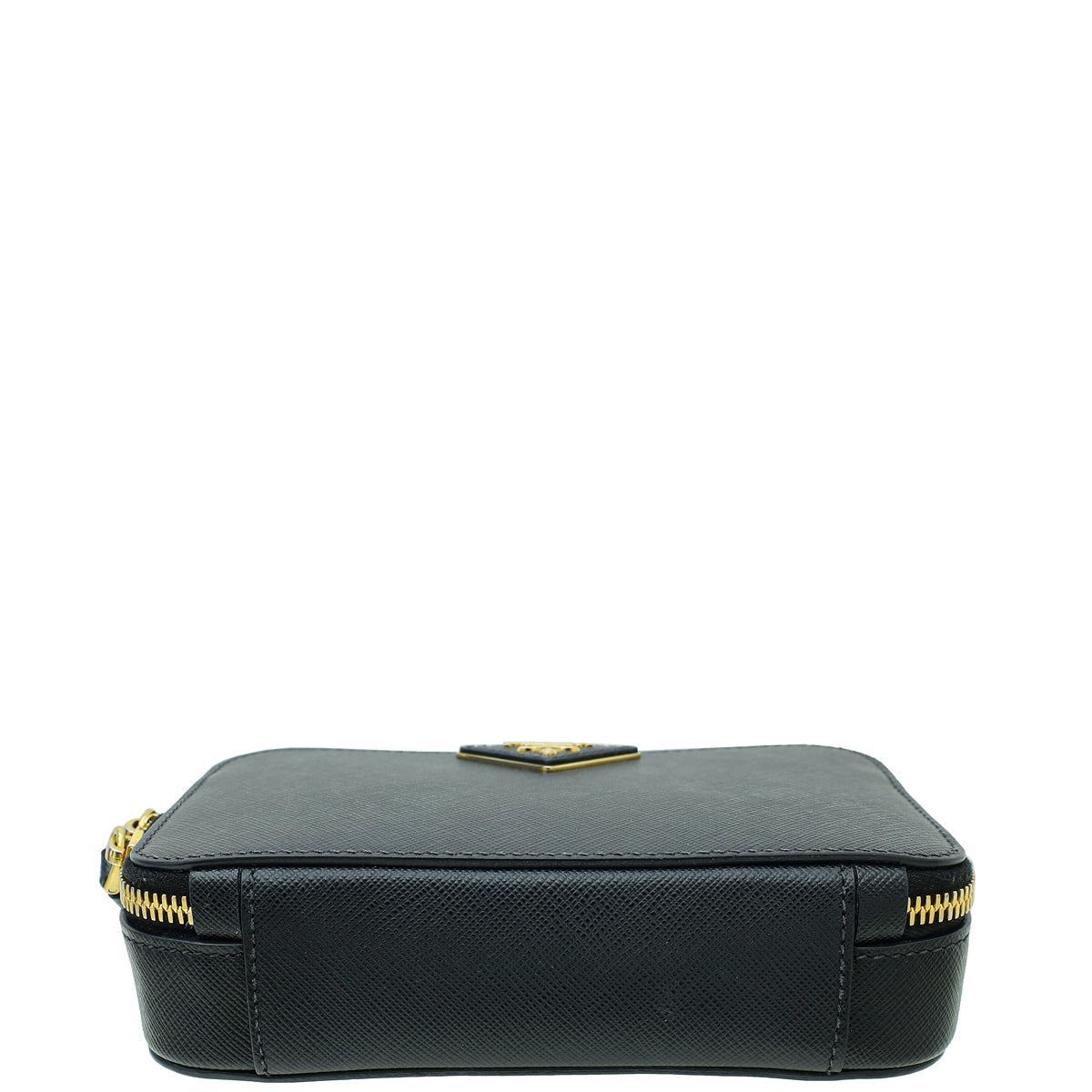 Prada Black Lux Convertible Chain Belt Bag