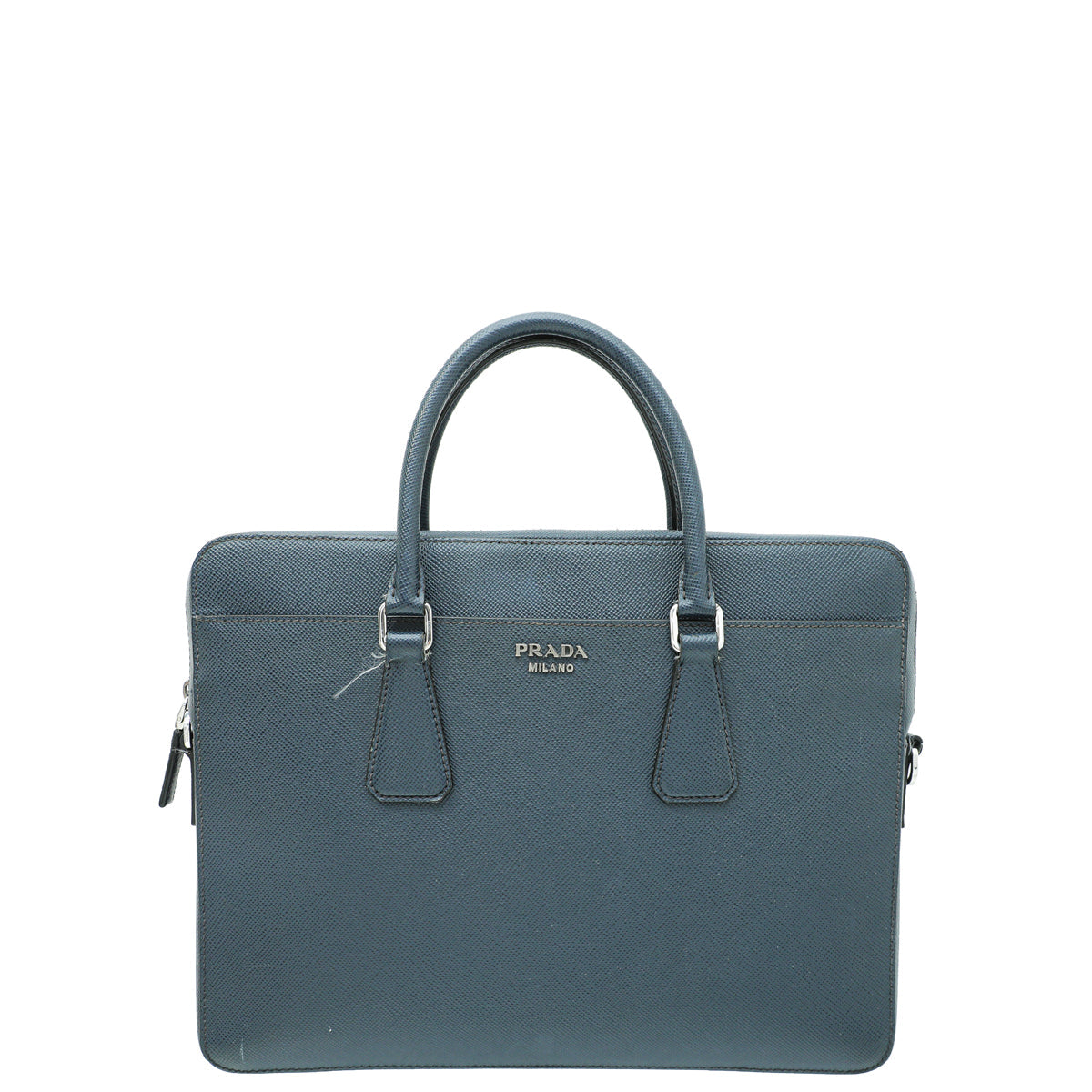 Prada Navy Briefcase Bag